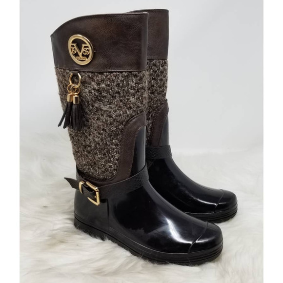 Versace Other - Versace Vivien 5V Brown Boots GIRLS Sz 3